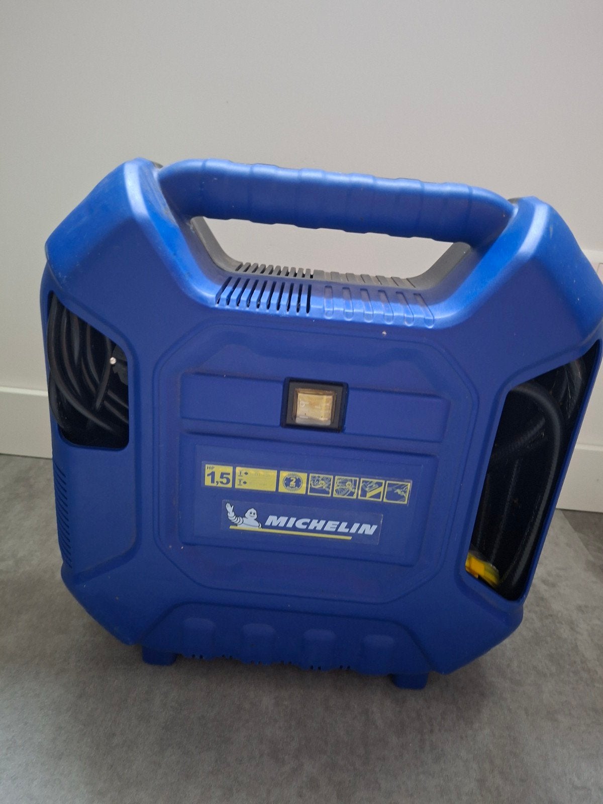 Michelin 12V Draagbare air force compressor met Accessoires, Ophalen of Verzenden, Gebruikt