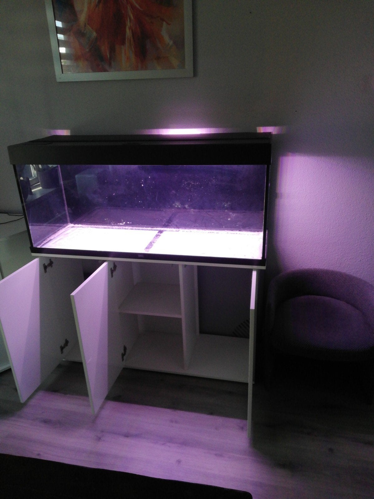 Aquarium tekoop aan geboden juwel met verlichting, Ophalen, Zo goed als nieuw, Leeg aquarium