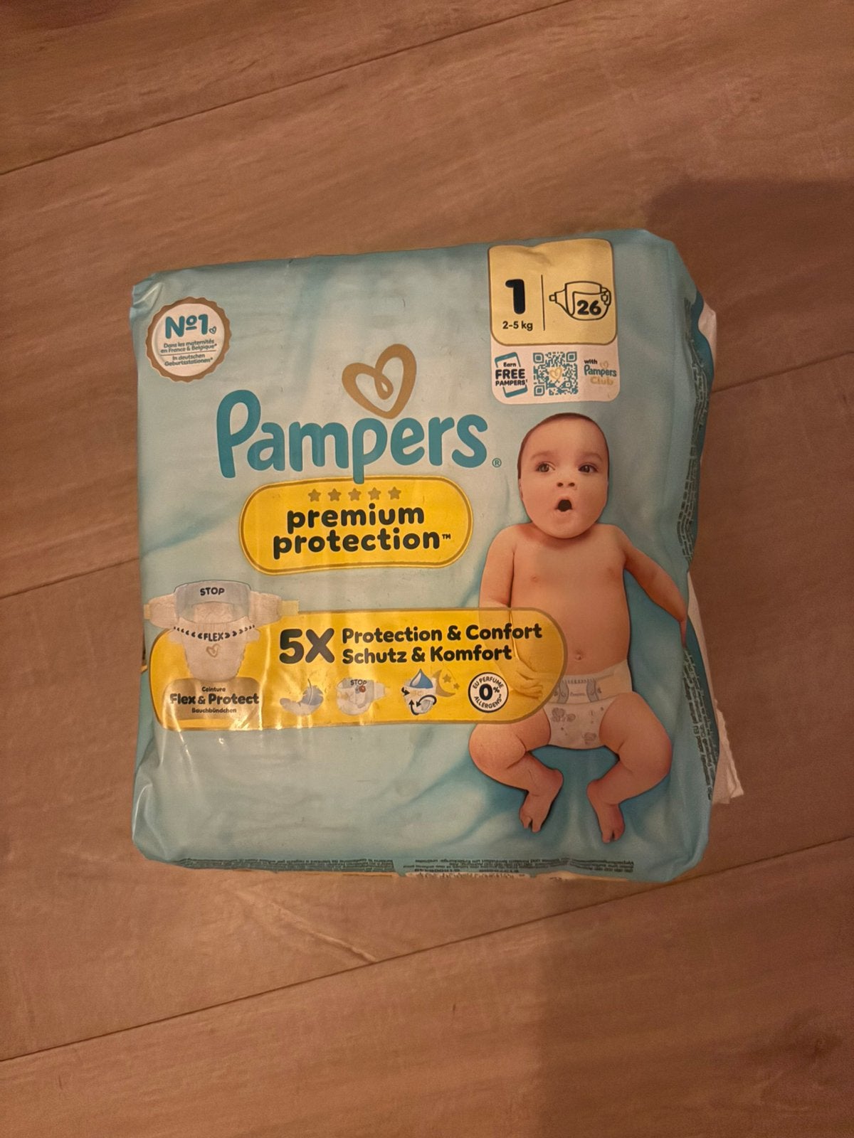 Pampers nummer 1 (26 stuks) nieuwe verpakking, Ophalen of Verzenden, Nieuw, Overige typen