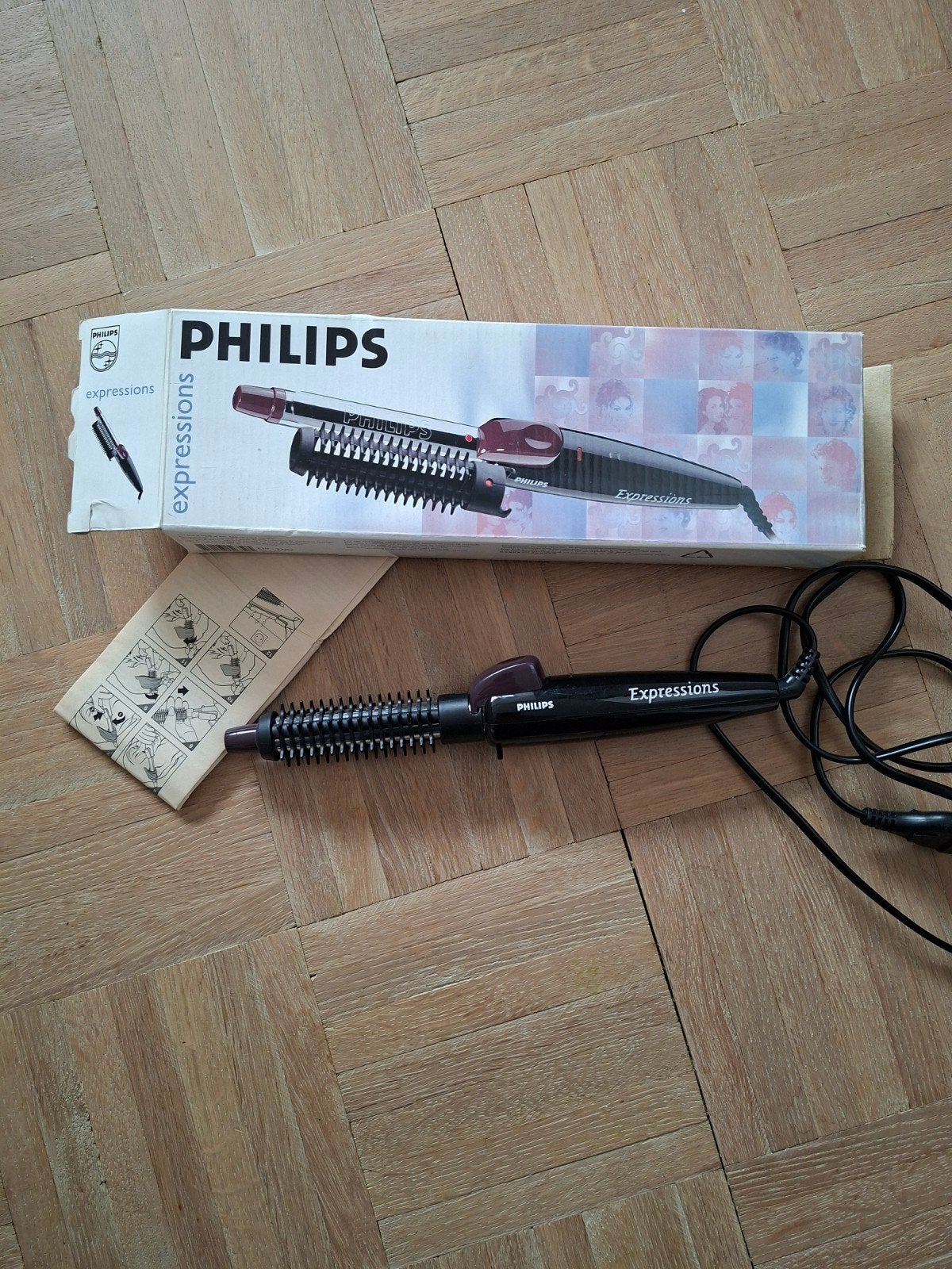 Philips Expressions Krulborstel HP 4607, Ophalen of Verzenden, Zo goed als nieuw, Haarverzorging