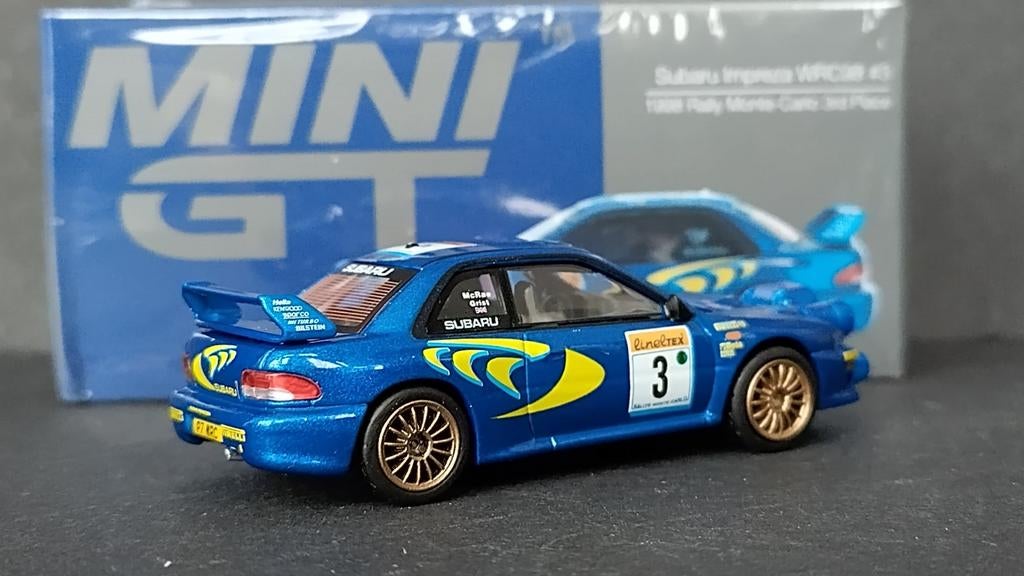 Subaru Impreza Wrc 98 Monte Carlo mc Rea 1:64 MiniGT Pol, Auto, Verzenden, ., Nieuw