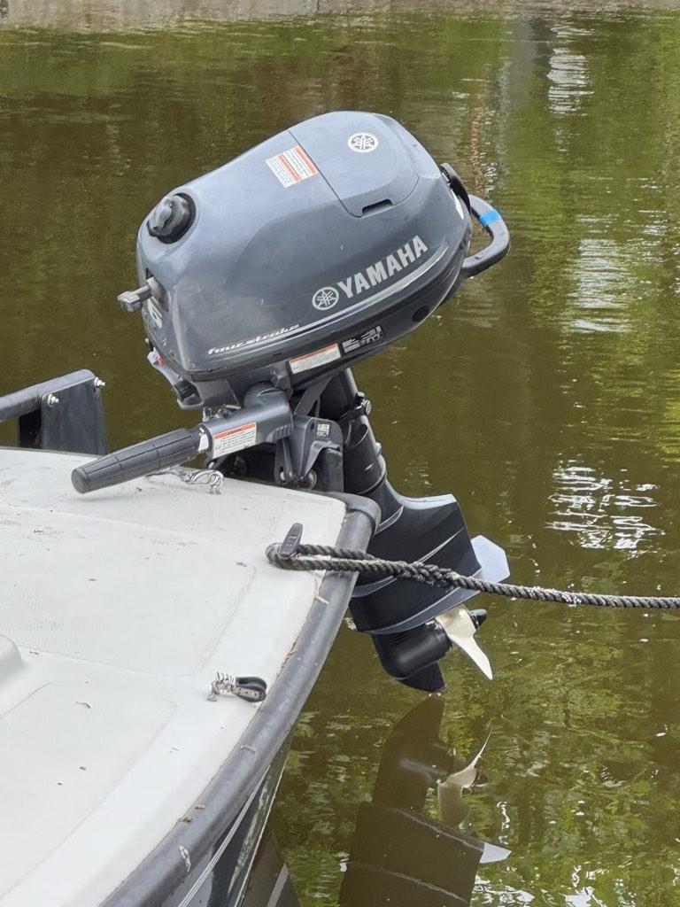 Yamaha 6 pk 4-takt langstaart buitenboordmotor, Watersport en Boten, Buiten- en Binnenboordmotoren, Ophalen, Gebruikt, 5 tot 10 pk