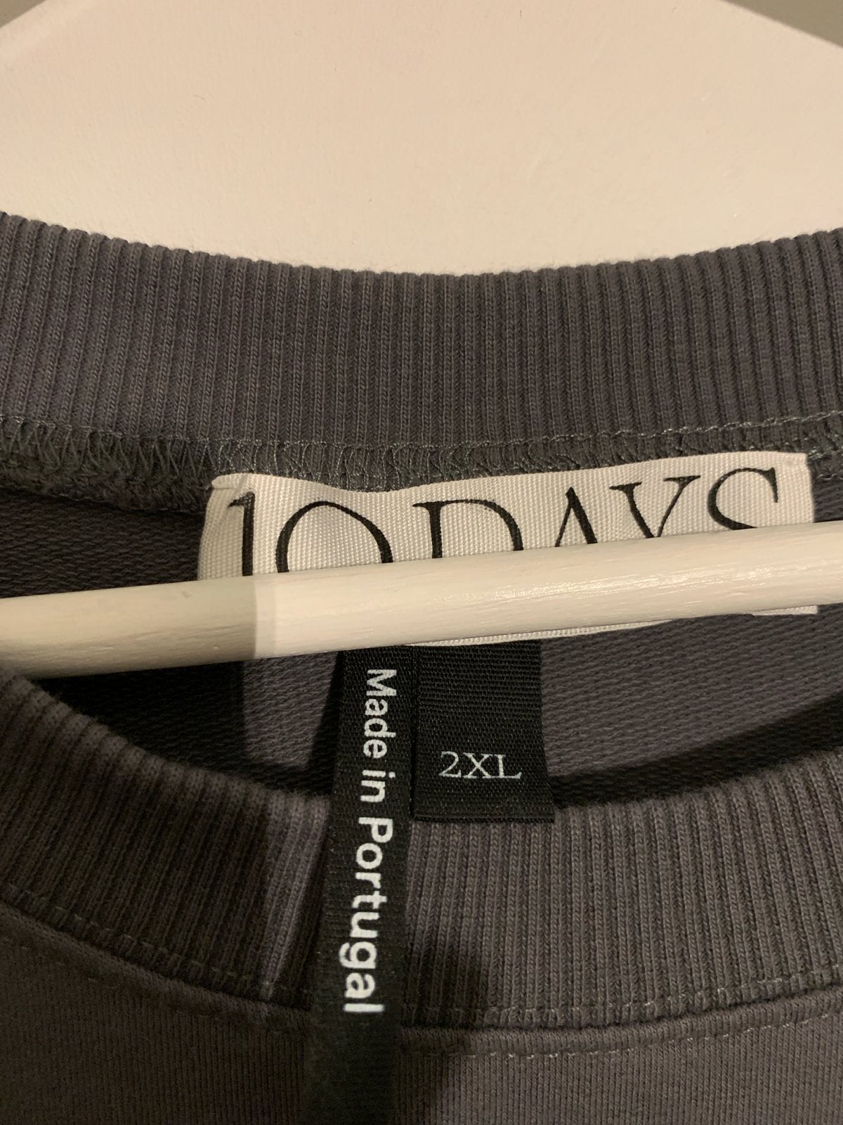 10DAYS Amsterdam sweater steel bleu nieuw 2XL, Ophalen of Verzenden, Nieuw, Maat 46/48 (XL) of groter, Grijs