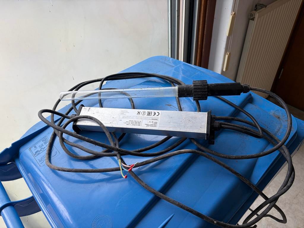 UV-lamp met ballast voor vijver of tuin, Ophalen of Verzenden, Gebruikt