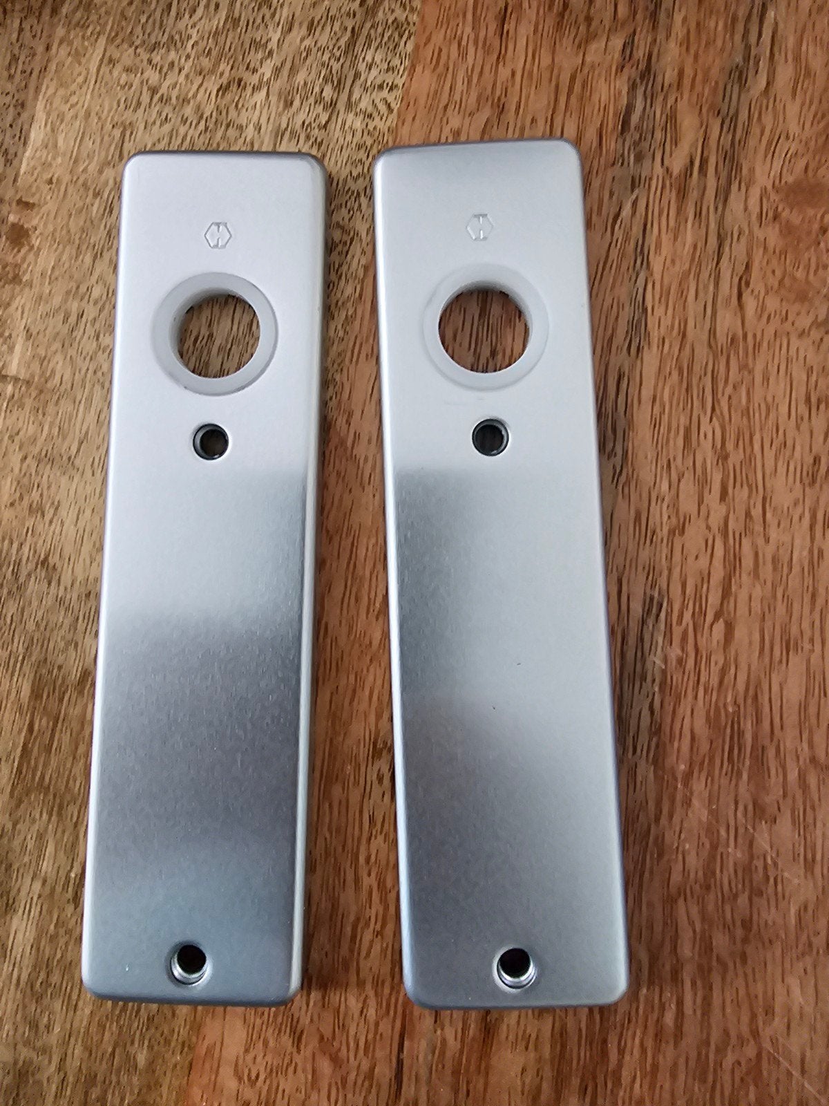 Hoppe 202KP Kurzschild F1 Aluminium zilverkleurig, Ophalen, Nieuw, Overige materialen, Overige typen