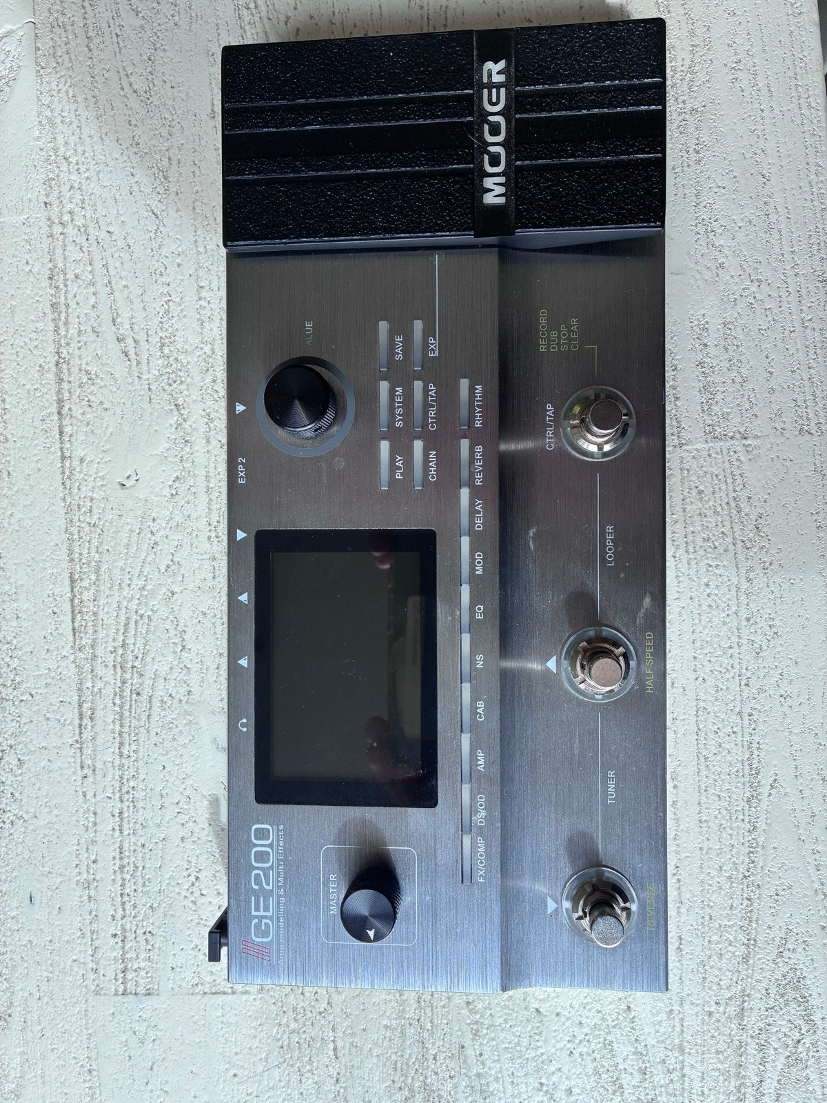 Mooer GE200 Multi-effect Processor voor Gitaar, Muziek en Instrumenten, Effecten, Ophalen of Verzenden, Zo goed als nieuw, Multi-effect