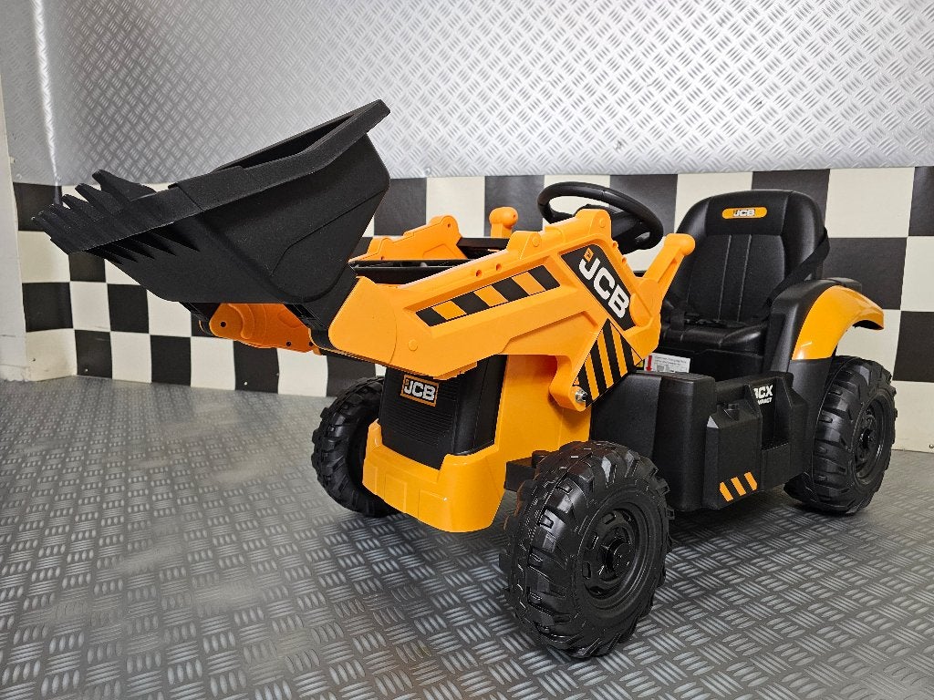 Kindertractor JCB Shovel - soft start - afstandsbediening, Ophalen of Verzenden, Nieuw, Afstandsbediening