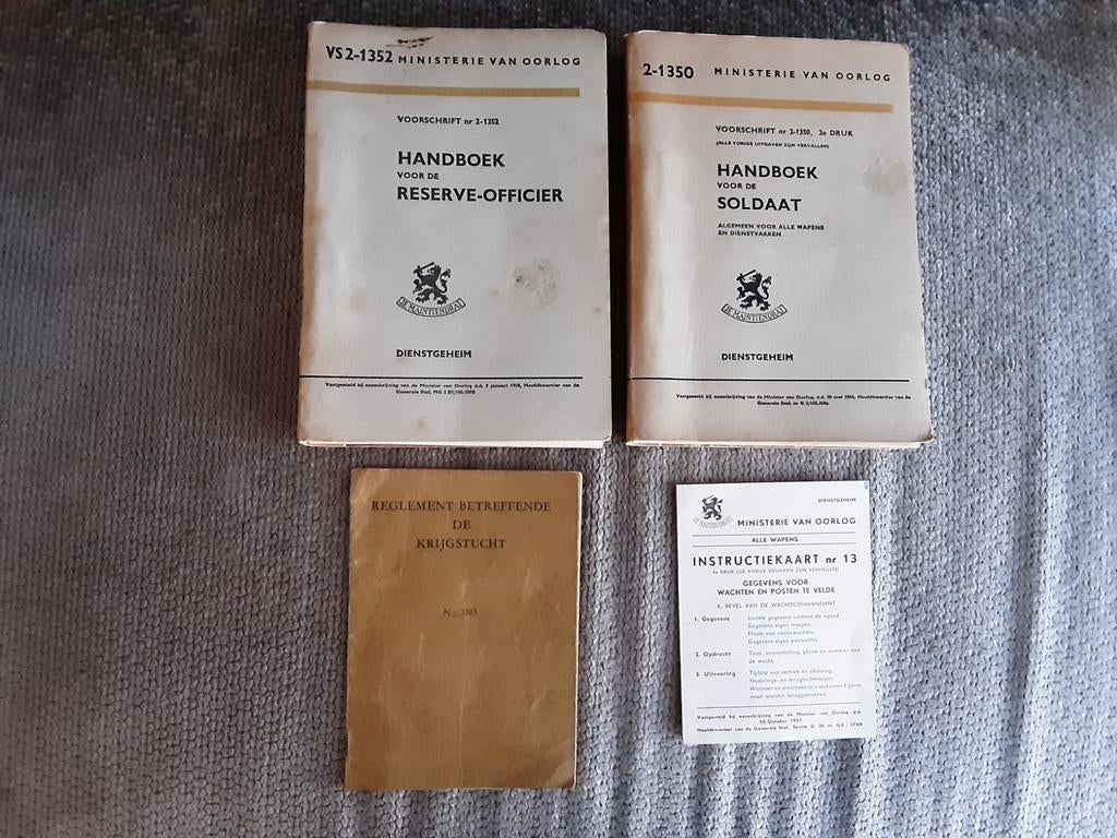 Legerspullen, Verzamelen, Ophalen, Landmacht, Nederland, Boek of Tijdschrift