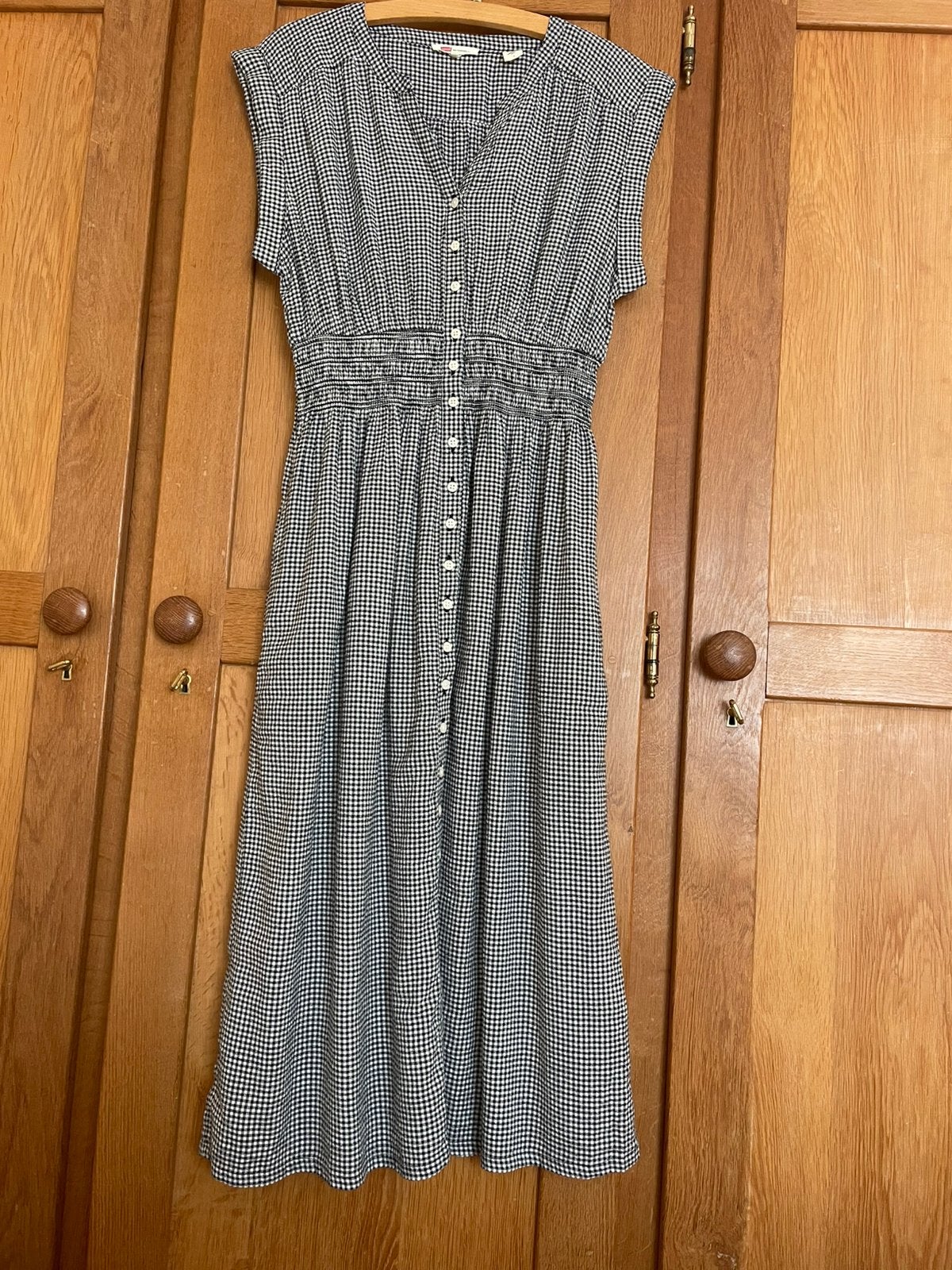 Levi’s zomerjurk ruitjes motief, Maat 38/40 (M), Meerkleurig, Nieuw, Ophalen of Verzenden