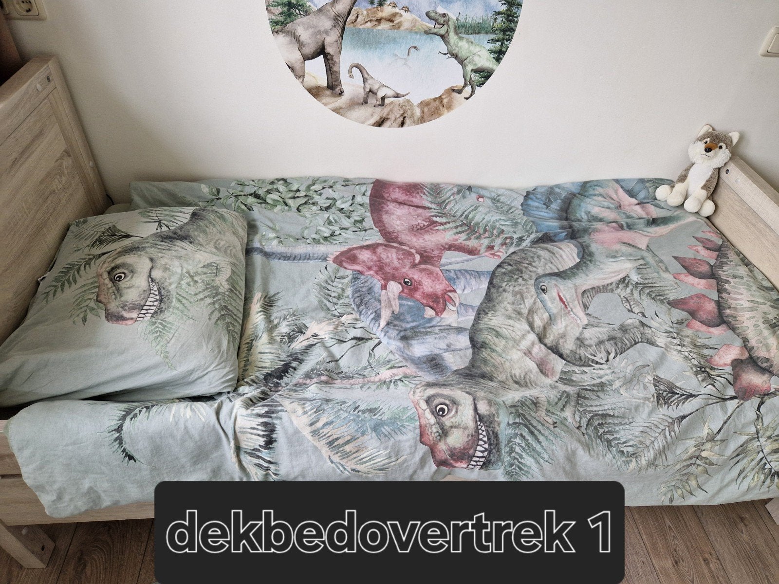 Complete dinosaurus kinderkamer, eenpersoonsbed, Ophalen, Gebruikt, Jongetje