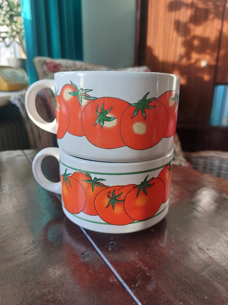 Vintage soepkommen, Gebruikt, Ophalen of Verzenden, Kom(men), Overige stijlen