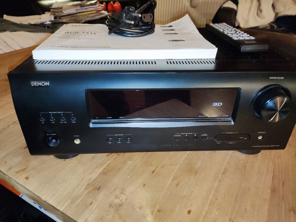 Denon AVR-1311 AV Surround Receiver 3D, Gebruikt, Denon, Ophalen of Verzenden, 60 tot 120 watt
