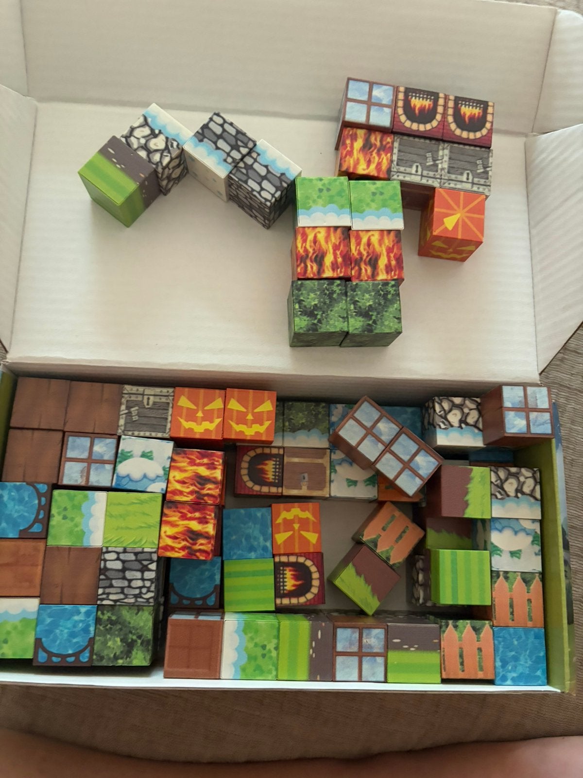 Magnetische blokjes 100 stuks minecraft thema, Kinderen en Baby's, Speelgoed | Bouwstenen, Ophalen of Verzenden, Nieuw