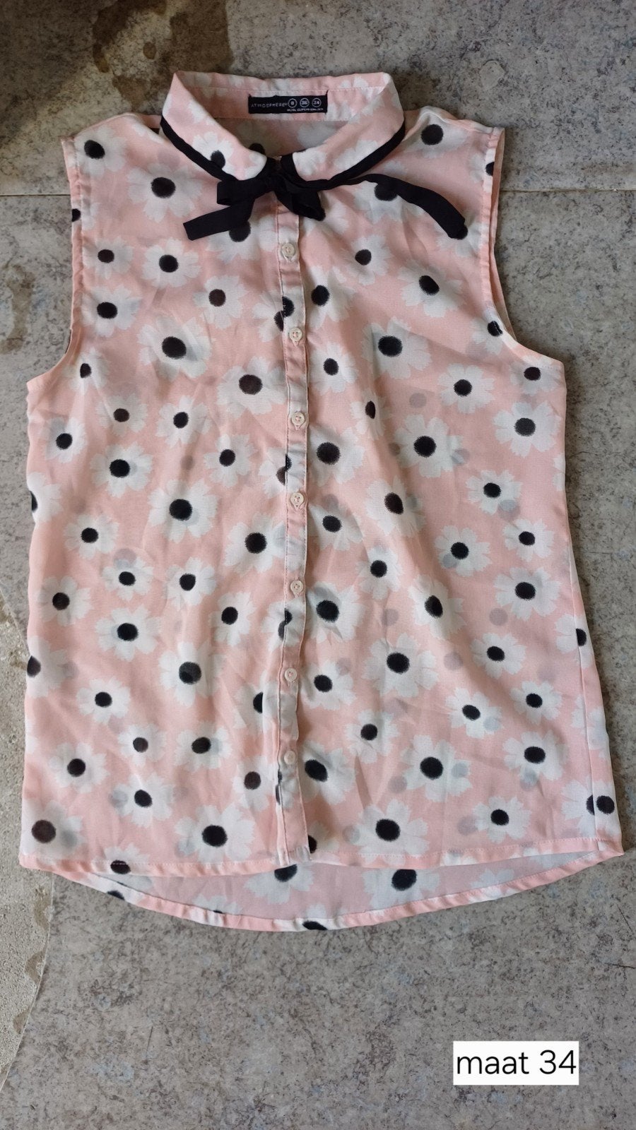 Roze tuniek met margrieten, maat 34, Kleding | Dames, Atmosphere, Ophalen of Verzenden, Roze, Maat 34 (XS) of kleiner