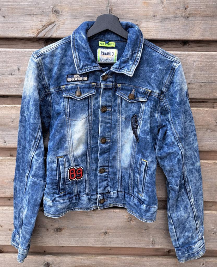 Denim zacht jasje maat 170-176, Ophalen of Verzenden, Meisje