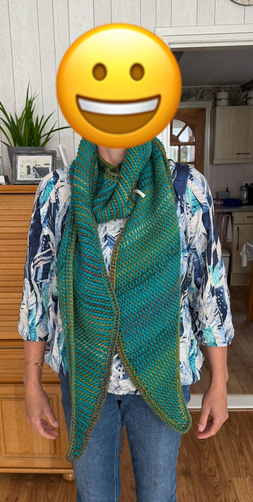 Gehaakte sjaal, Verzenden, Nieuw, Maat 46/48 (XL) of groter, Sjaal