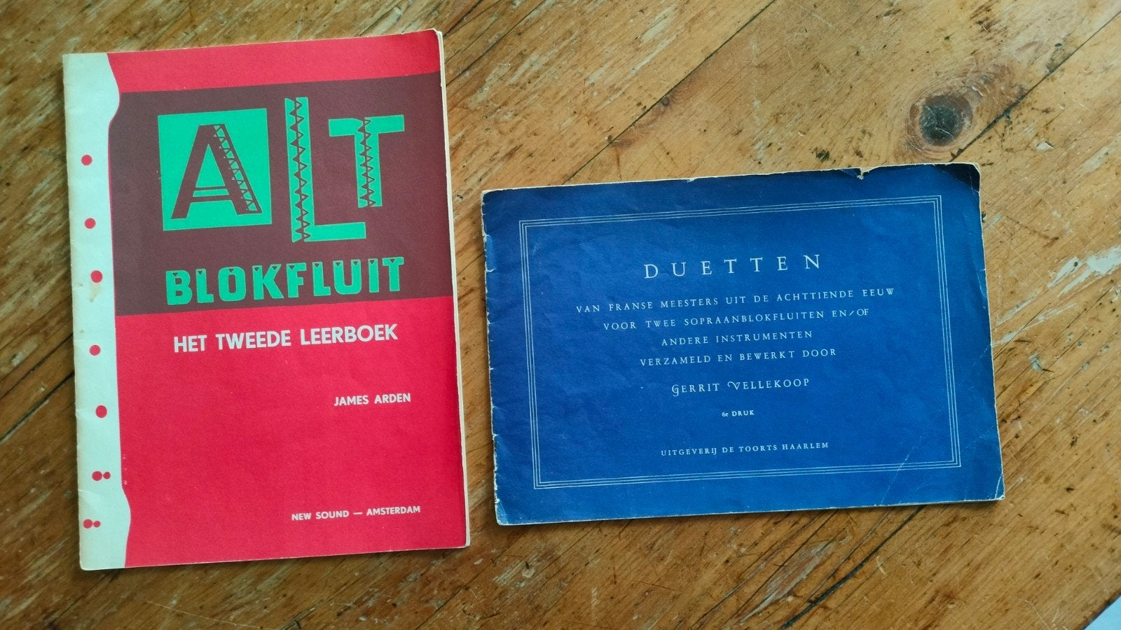 Blokfluit Het Tweede Leerboek & Duetten - James Arden, Ophalen of Verzenden, Artiest