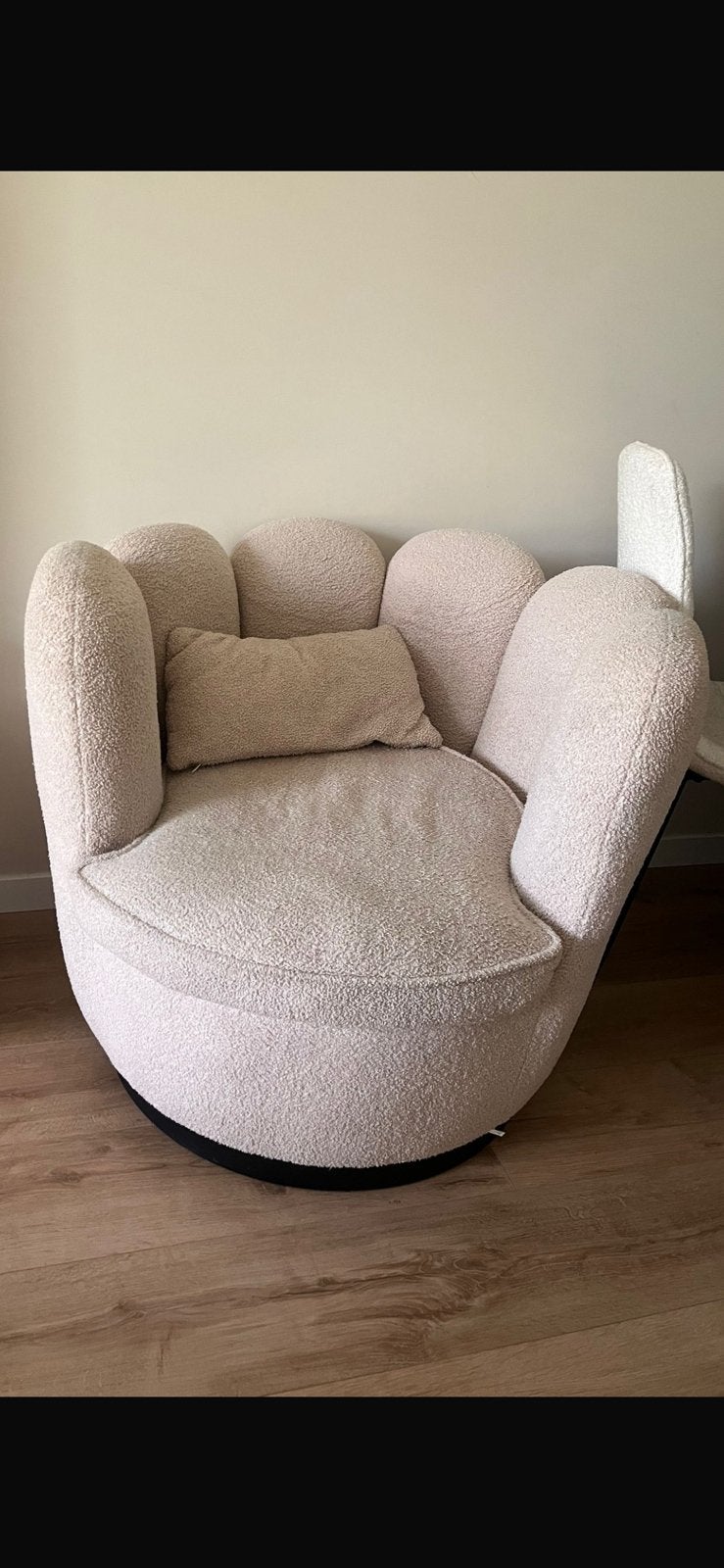 Teddy fauteuil, Eenpersoons, 75 tot 100 cm, Ophalen of Verzenden, Zo goed als nieuw