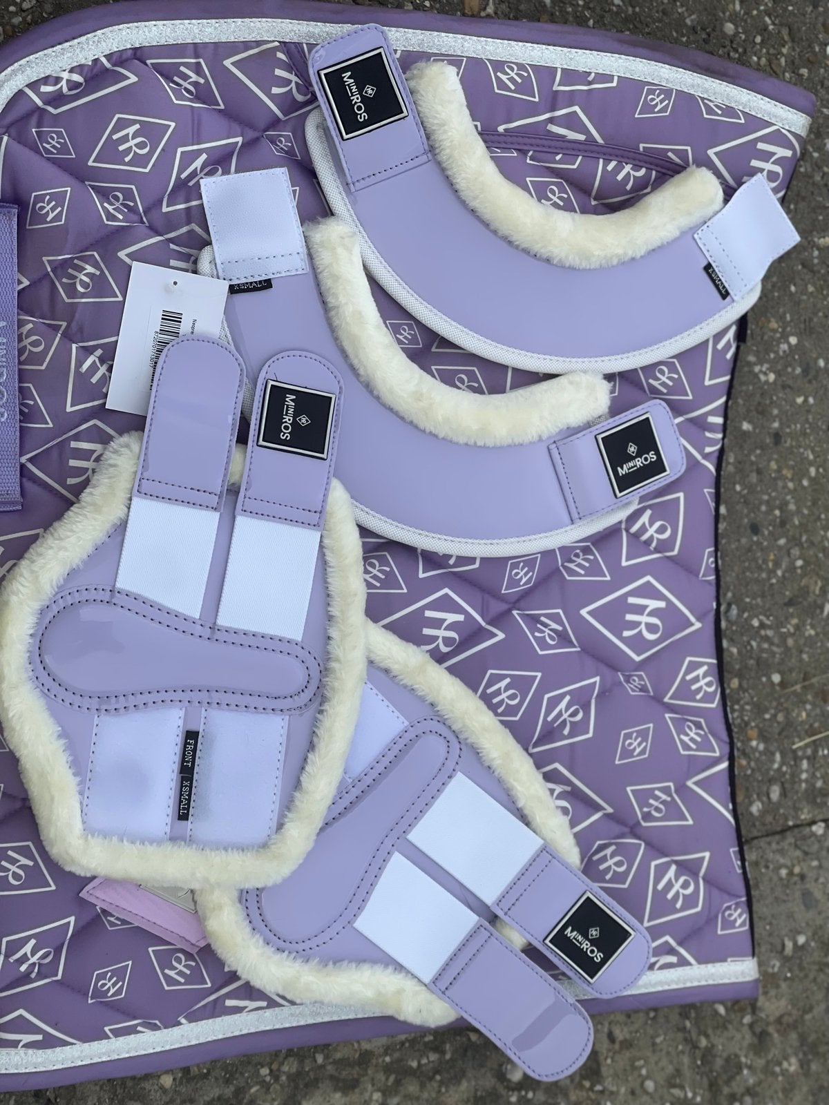 Nieuwe Mrs. Ros beenbeschermers & springschoenen, Dieren en Toebehoren, Rijden, Overige merken, Ademend, Nieuw