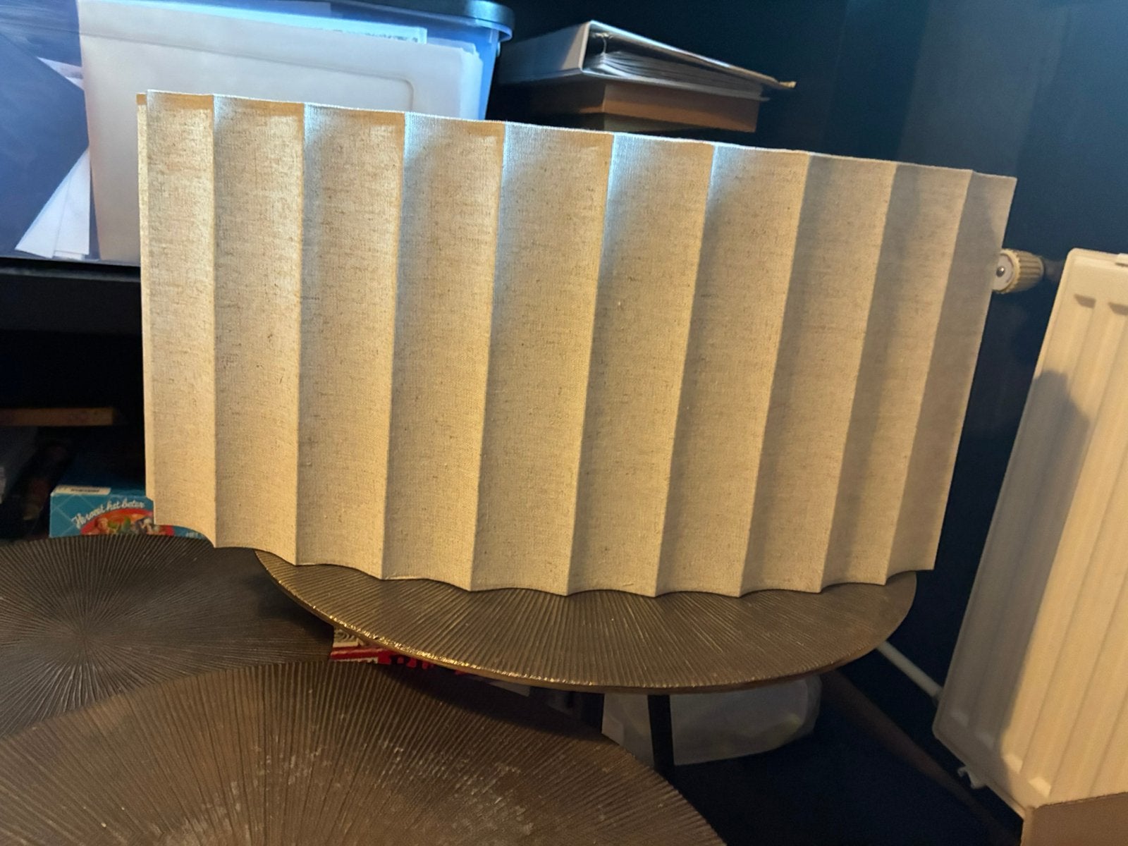 Lampenkap light en living, Ophalen, Beige, Zo goed als nieuw, Textiel