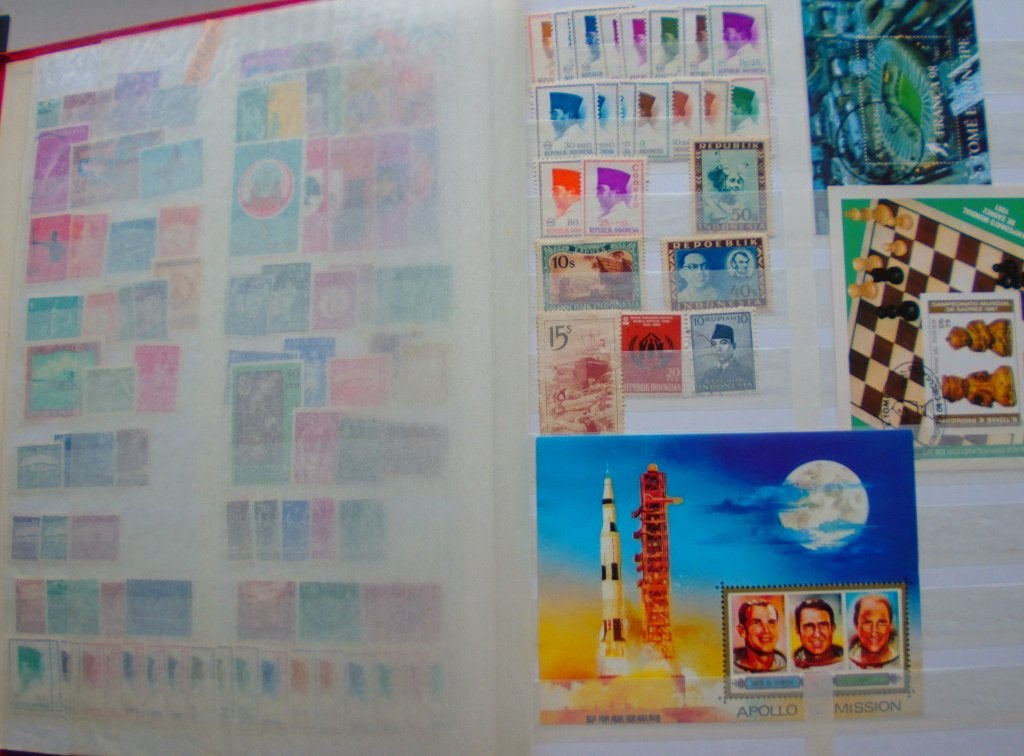 Leuchtturm stockboek Indonesie, Sierra leone, N Antillen,, Postzegels en Munten, Ophalen of Verzenden, Buitenland
