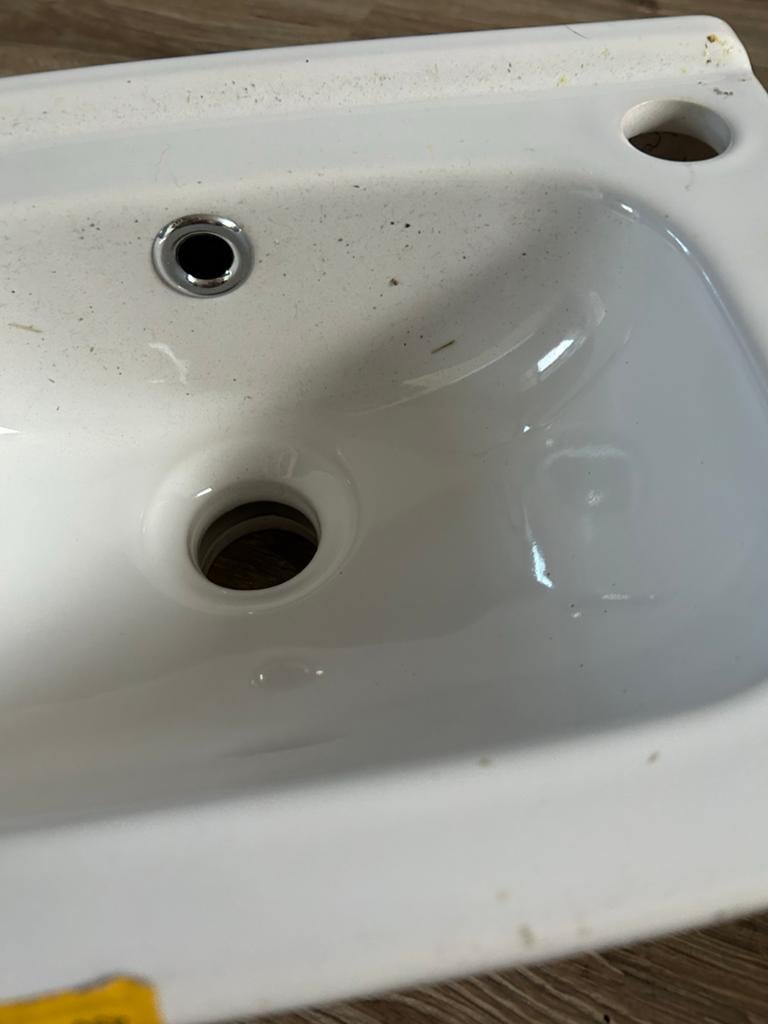 Geberit 300 Basic fontijn Wit - B36/H15/T25cm, Ophalen, Gebruikt, Wastafel