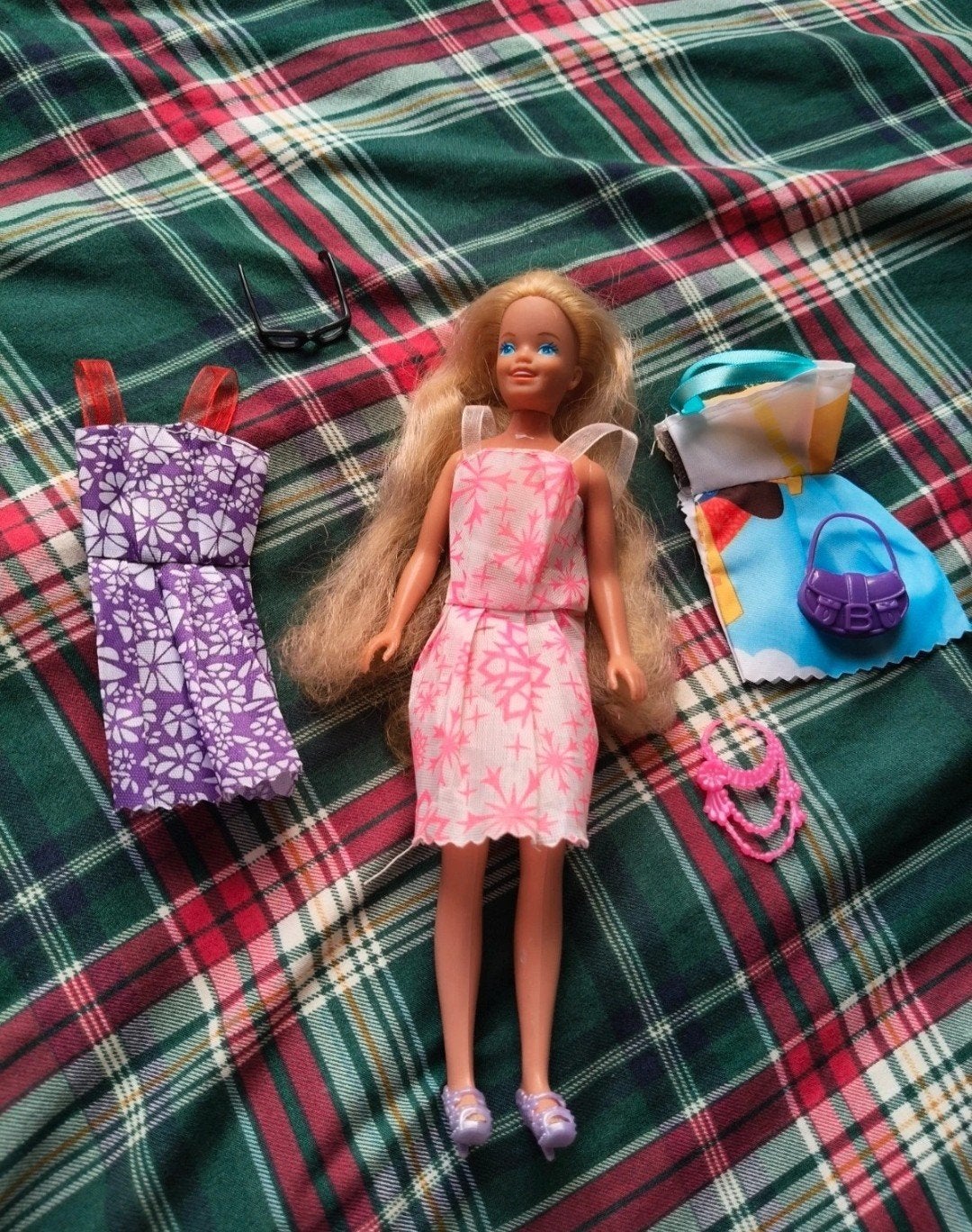 Vintage Skipper pop (zusje van Barbie) met accessoires, Ophalen of Verzenden