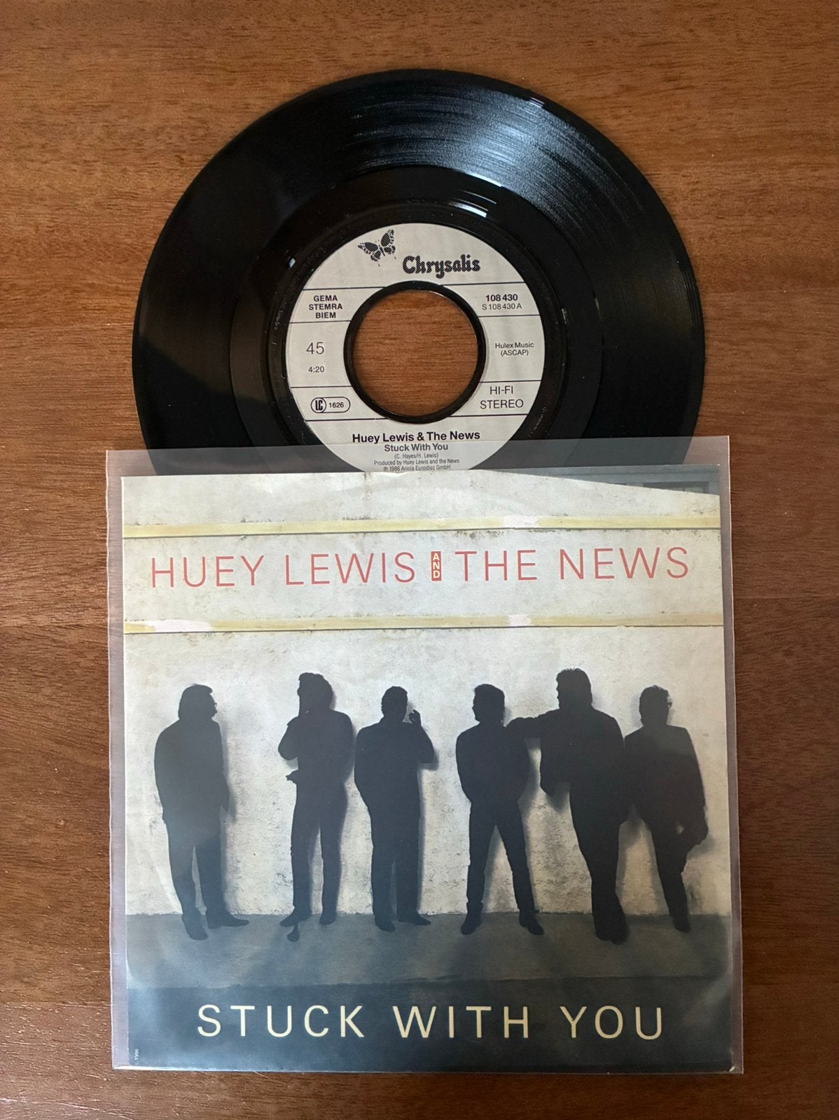 Huey Lewis and the News - Stuck with you, Cd's en Dvd's, Ophalen of Verzenden, 7 inch