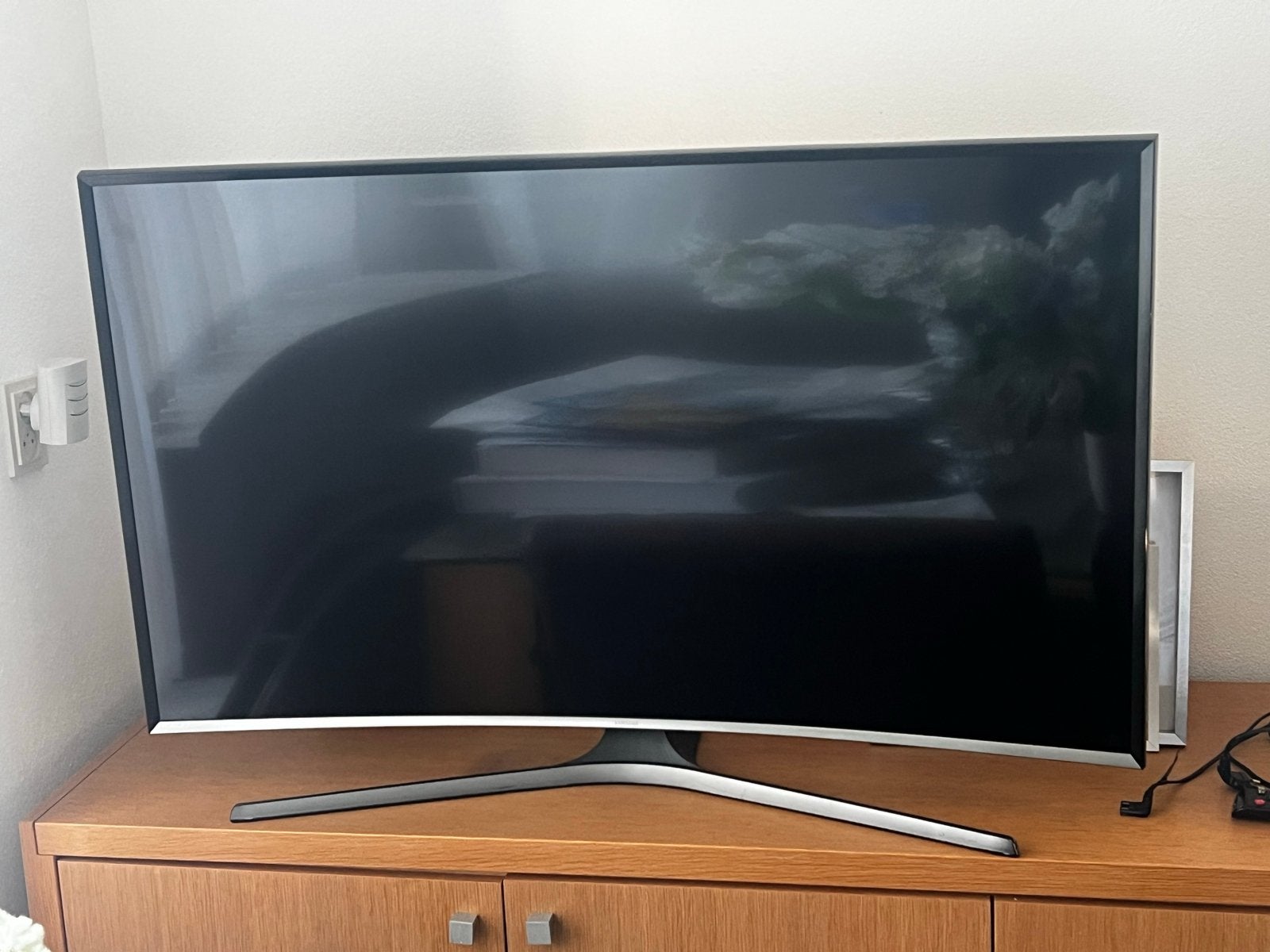 Samsung 48 inch Curved Smart TV Full HD – UE48J6305, LED, 50 Hz, Ophalen of Verzenden, Zo goed als nieuw