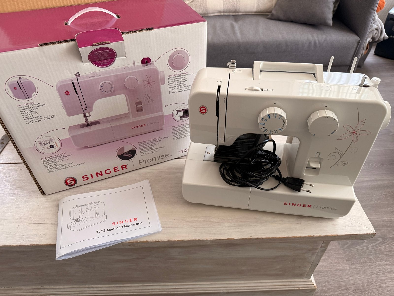 Singer Promise 1412 Naaimachine - Zo goed als nieuw, Ophalen of Verzenden, Zo goed als nieuw, Naaimachine, Singer
