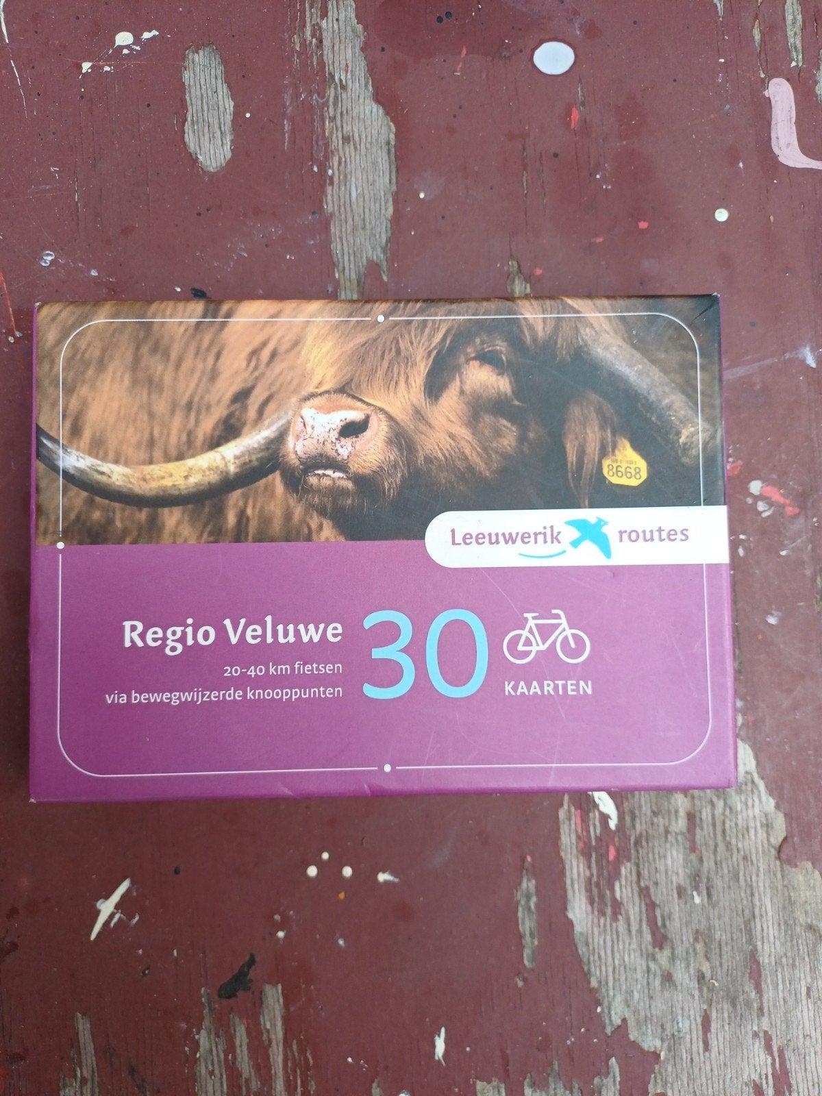 30 Fietskaarten Regio Veluwe in handzame doos., Ophalen of Verzenden, Zo goed als nieuw, Overige typen