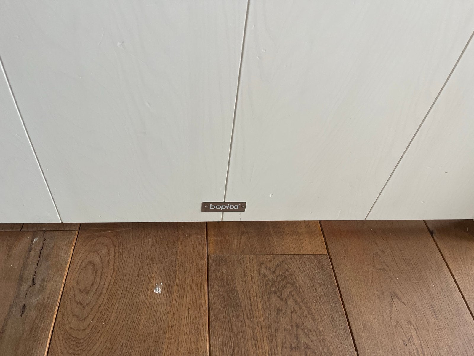 Bopita Bedbank Wit met Lattenbodem, Ophalen, Gebruikt, 90 cm, Eenpersoons
