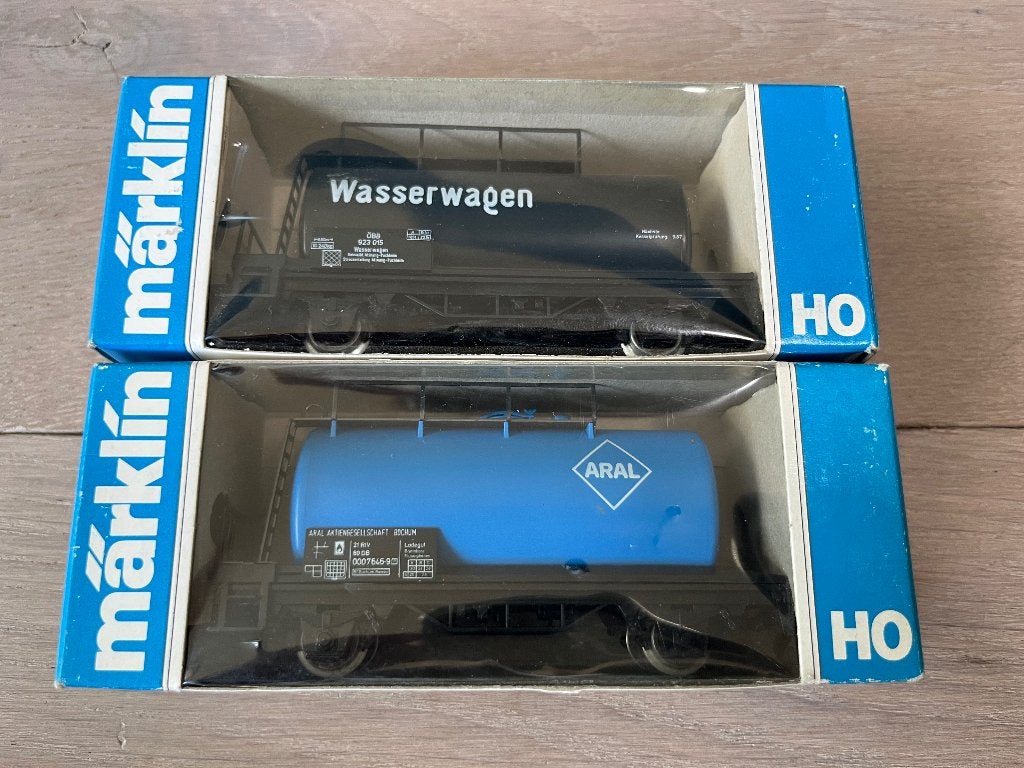 Marklin 4445, 4440 ho wagons nieuwstaat, Wisselstroom, Verzenden, Märklin, Nieuw