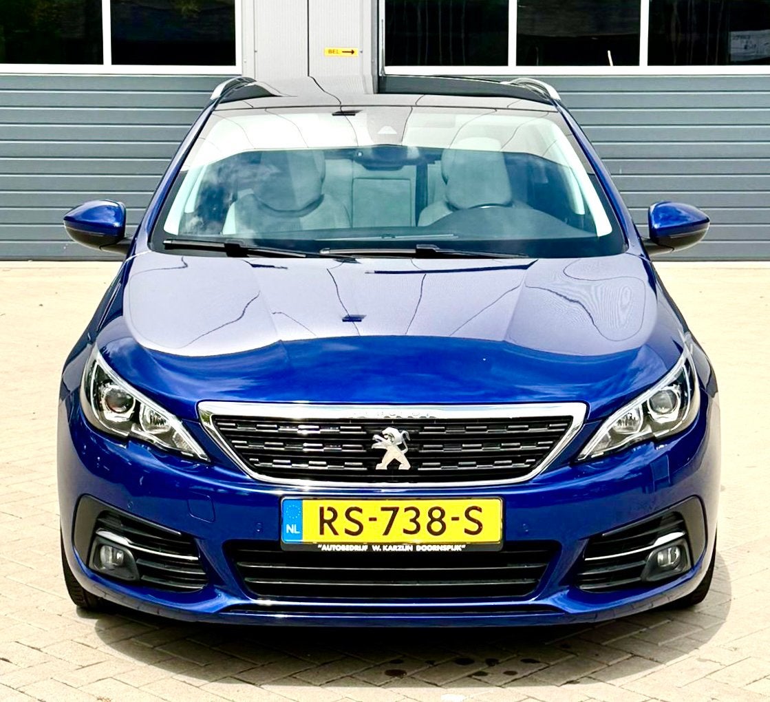 PEUGEOT 308 1.6 E-HDI SW 120PK AUTOMAAT/PANO/NAVI NIEUWSTAAT, Auto's, Peugeot, Automaat, Stof, 4 cilinders, Blauw