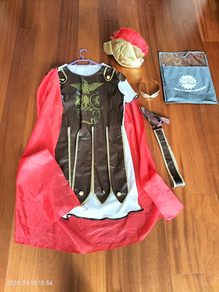 Alexander de Grote, romeins, Julio de Cappuchino kostuum, Ophalen of Verzenden, Zo goed als nieuw, Kleding, Historisch