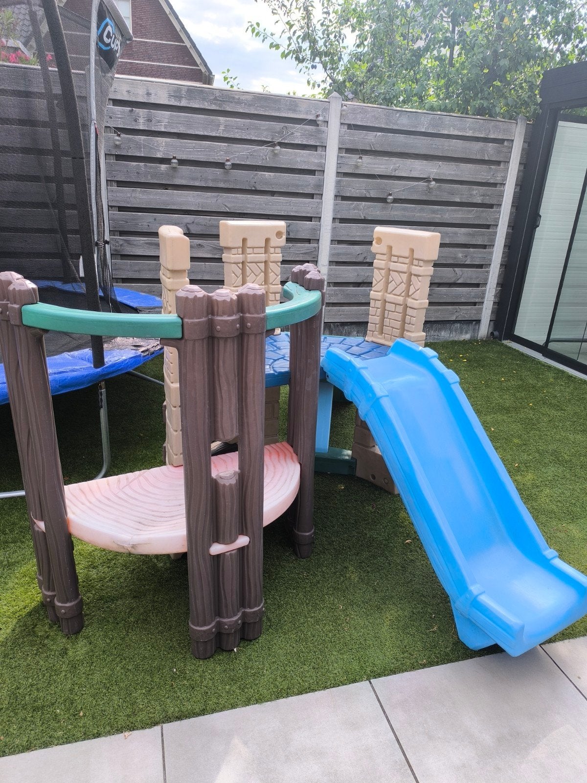Little Tikes Glijbaan en Klimtoren Speeltoestel, Ophalen, Gebruikt, Klimwand