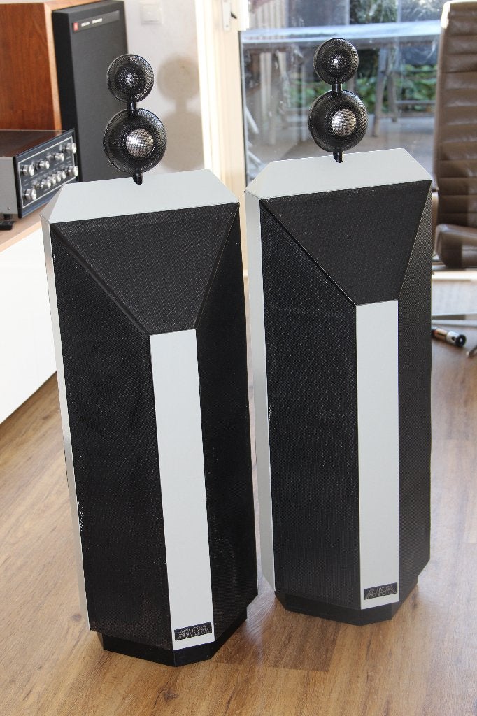 Vintage Magnat Magnasphere Delta stereo luidspreker set, Vloerstaande luidspreker, Gebruikt, Magnat, Ophalen