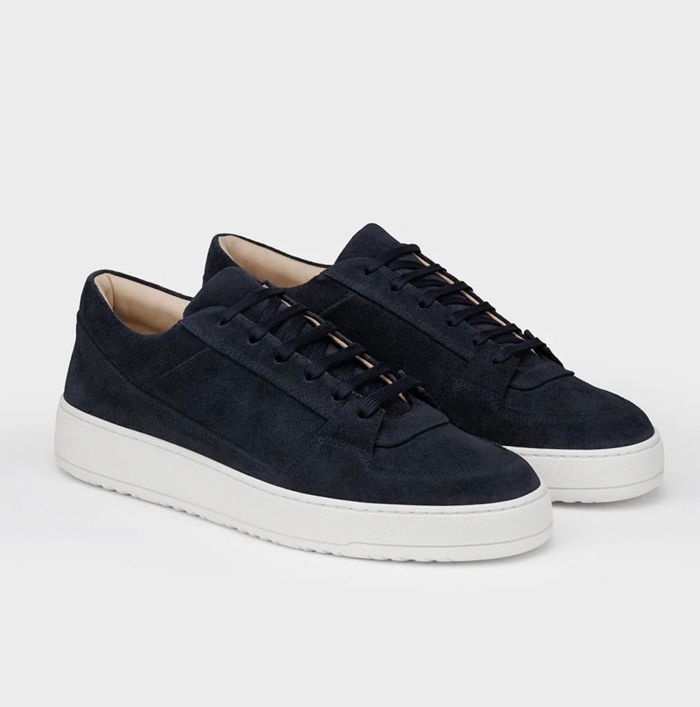 ETQ amsterdam LT01 premium suede Court, Blauw, Nieuw, Ophalen of Verzenden, Sneakers of Gympen