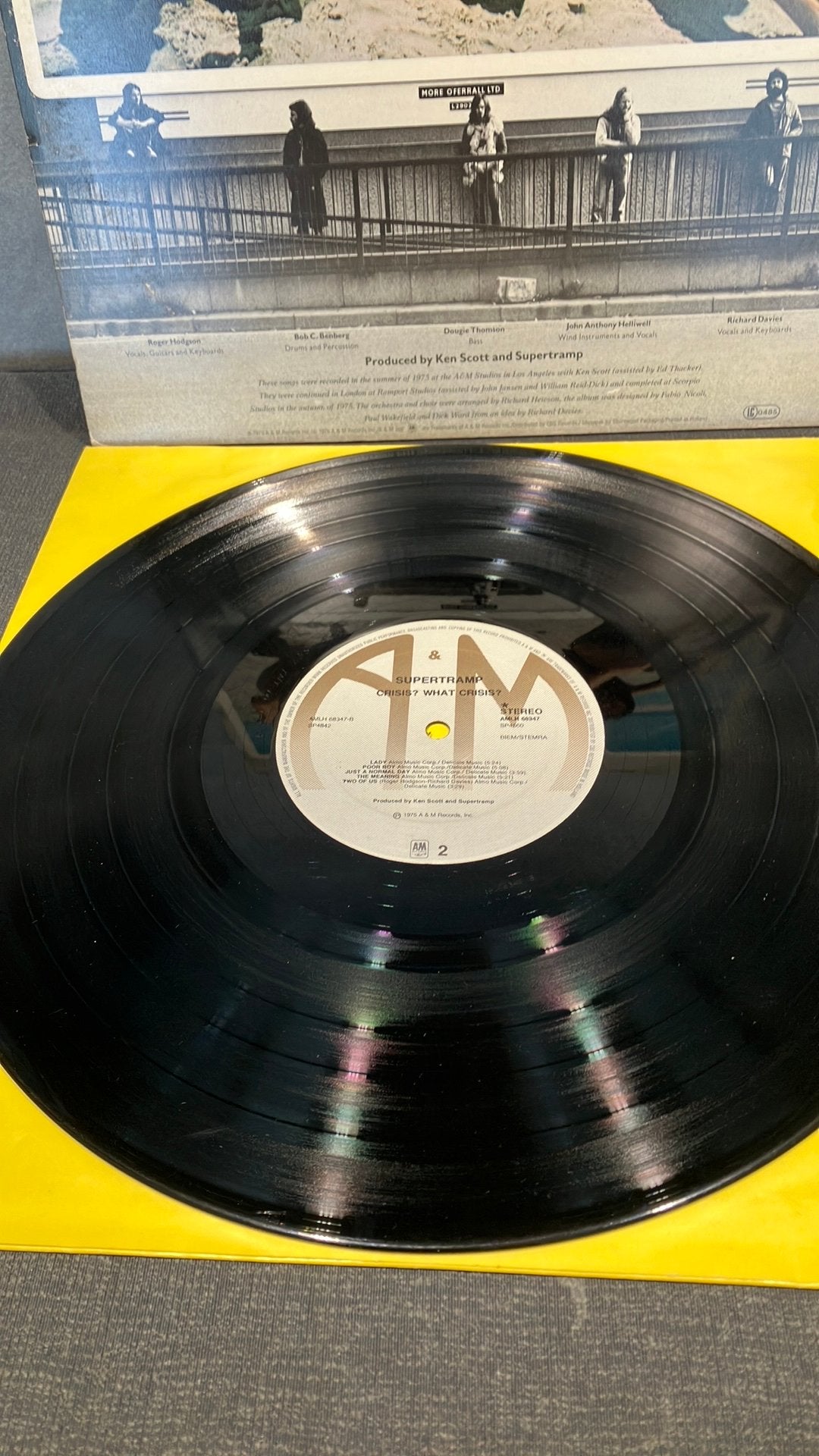Supertramp — Crisis? What Crisis?, LP, Ophalen of Verzenden, Zo goed als nieuw, Inclusief binnenhoes