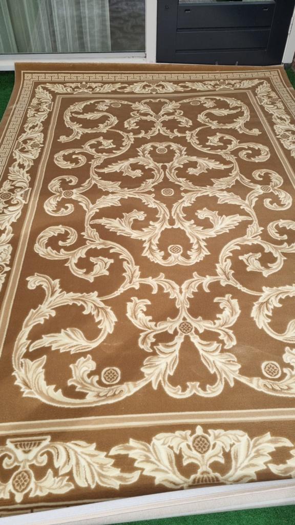 Merinos Nepal Vloerkleed - Bruin/Beige - 200x290 cm, Huis en Inrichting, Stoffering | Tapijten en Kleden, Ophalen, Bruin, Nieuw