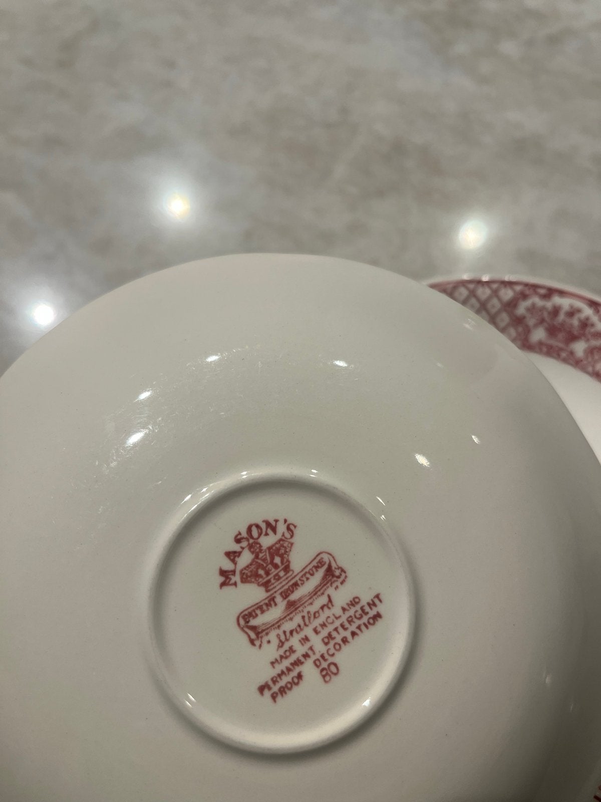 15x Mason's Stratford Ironstone Pink schoteltjes, Ophalen