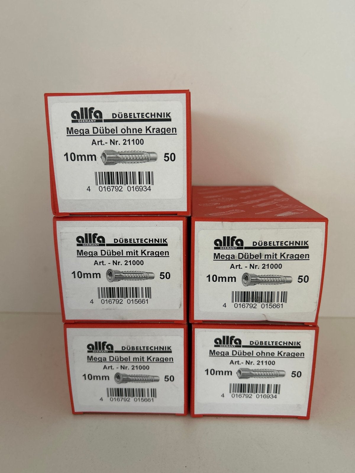 Allfa Dübeltechnik Mega Dübel - 10mm pluggen, Ophalen of Verzenden, Nieuw, Minder dan 50 mm, Pluggen