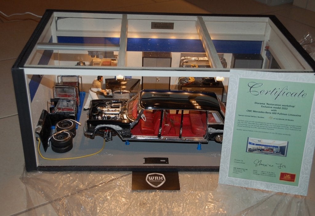 1:18 MERCEDES 600 WORKSHOP CMC A-029 ltd30 pcs MINT!! WRH, Verzenden, Zo goed als nieuw, Auto, Overige merken