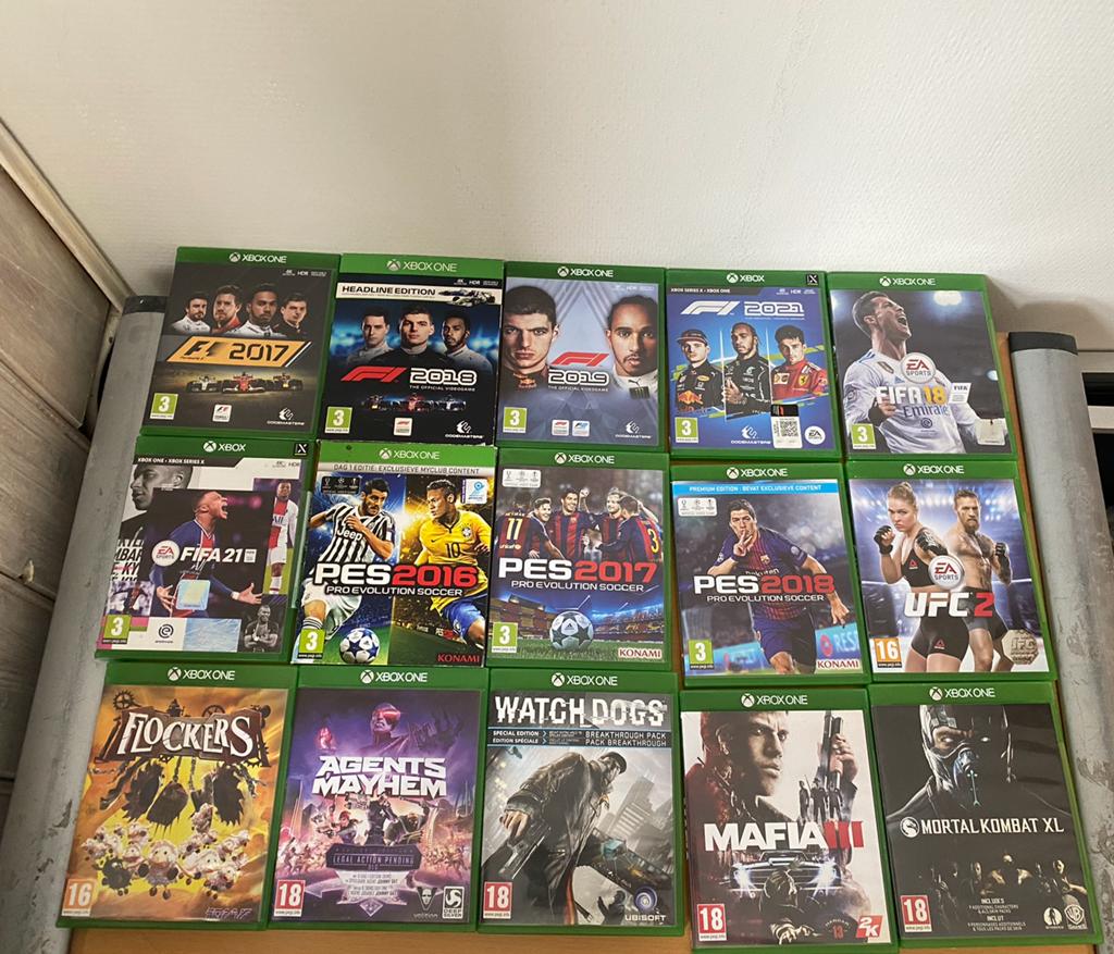 15 xbox one games, Spelcomputers en Games, Vincent's games, Ophalen of Verzenden, Zo goed als nieuw, Info@vincents-games.nl