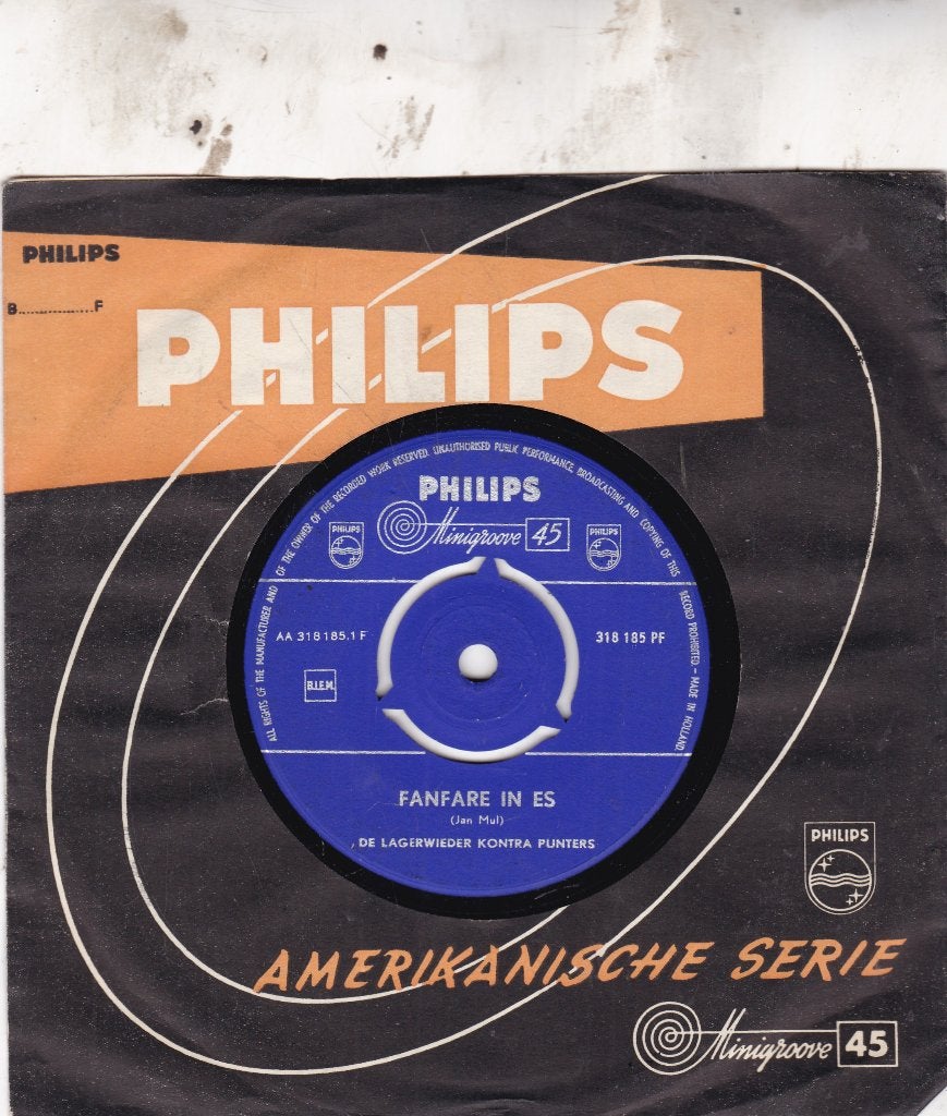 De Lagerwieder Kontra Punters ( 1959 ), Ophalen of Verzenden, Zo goed als nieuw, 7 inch