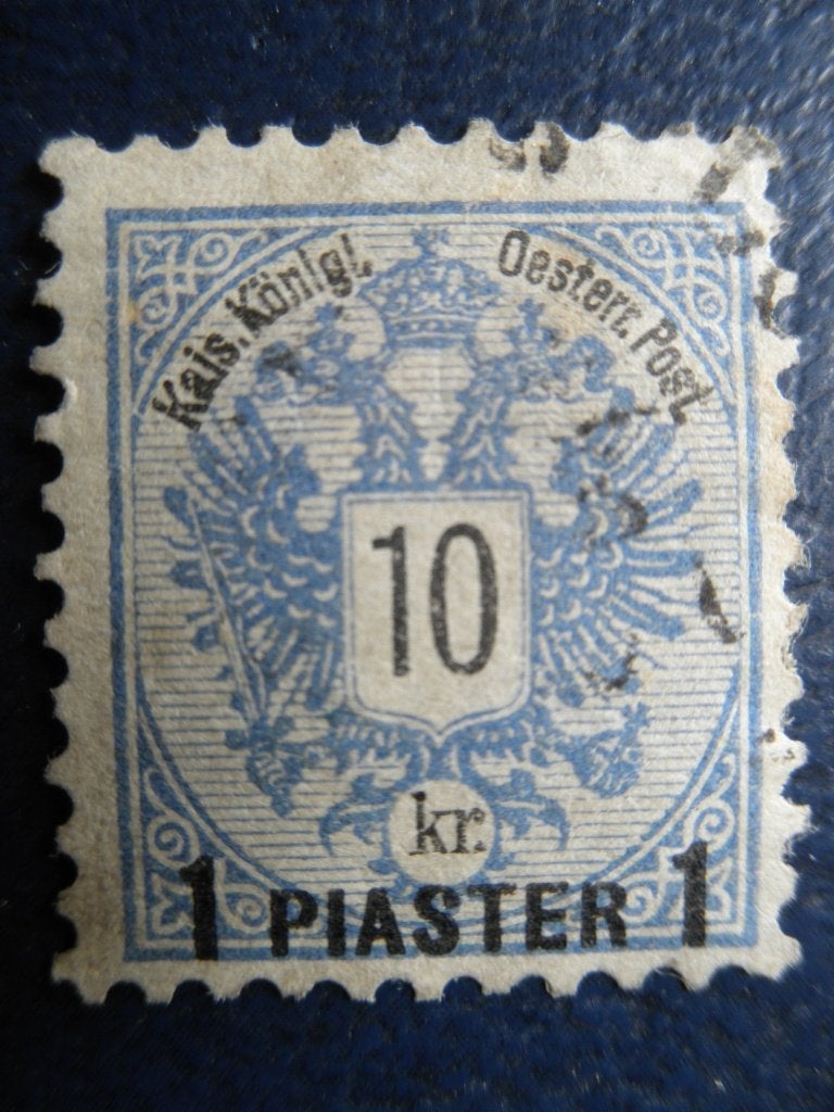 Postzegels Oostenrijk Levant 1888 nr. 17 - cw. € 2,00., Postzegels en Munten, Ophalen of Verzenden, Gestempeld