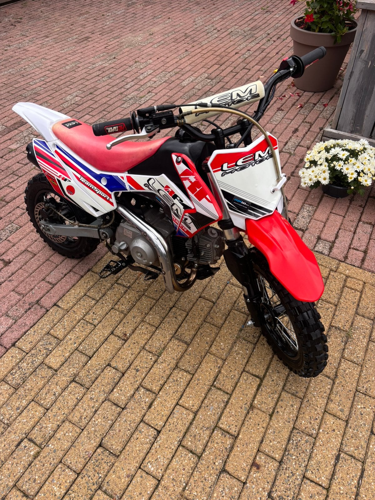 Lem crossmotor 110 cc 4 takt, Ophalen of Verzenden, Zo goed als nieuw, Pitbike