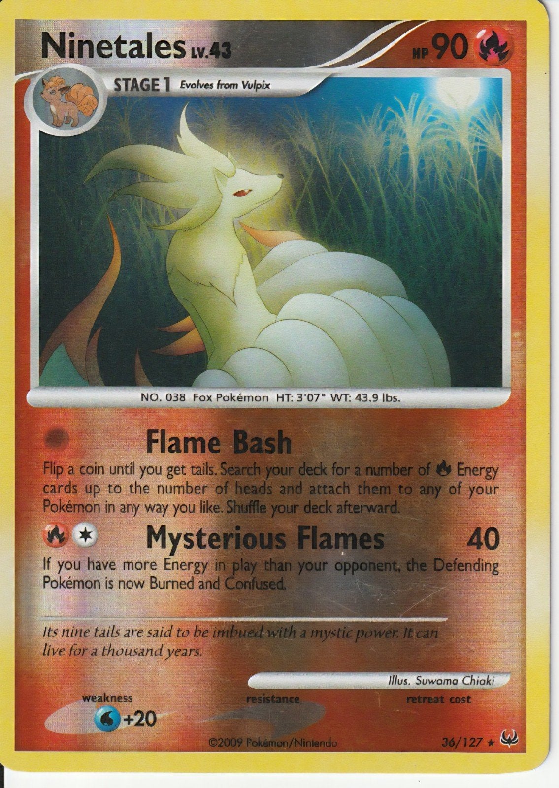 Ninetales 36/127 Holo!, Ophalen of Verzenden