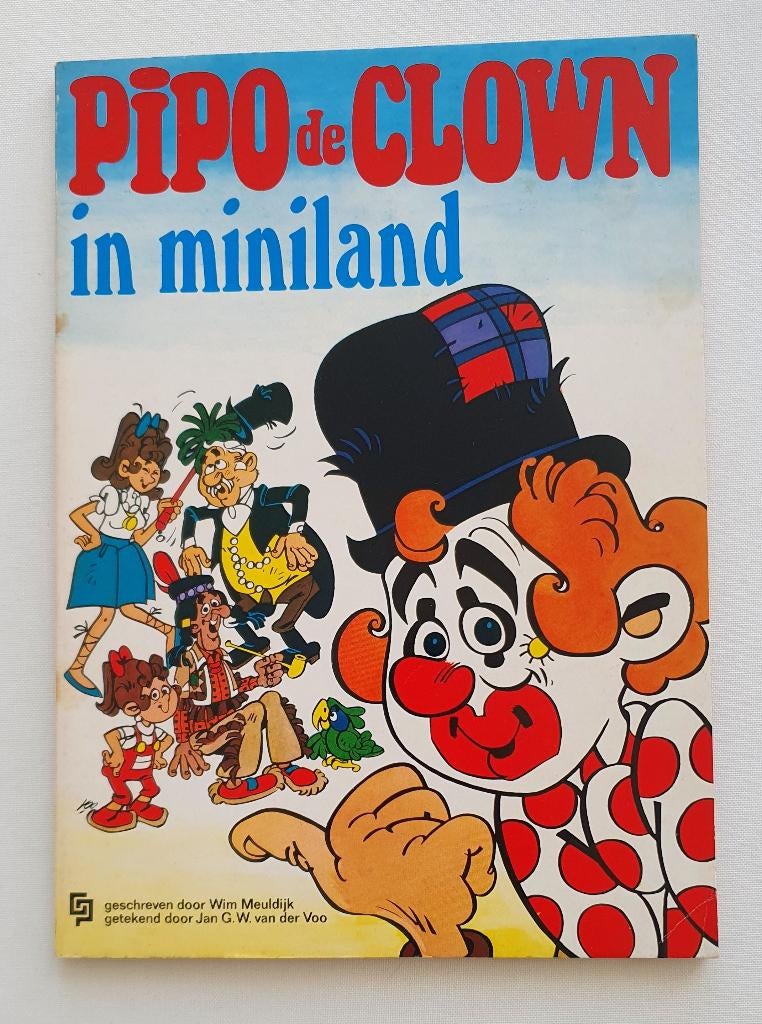 Pipo de Clown in Miniland, Gelezen, Eén stripboek, Ophalen of Verzenden, Wim Meuldijk