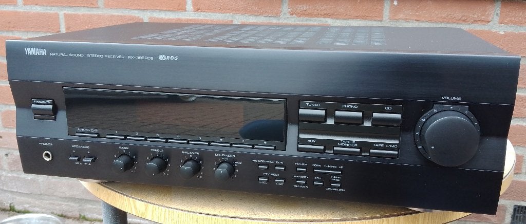 yamaha RX-396RDS natural sound stereo receiver, Gebruikt, Yamaha, Ophalen of Verzenden, Minder dan 60 watt